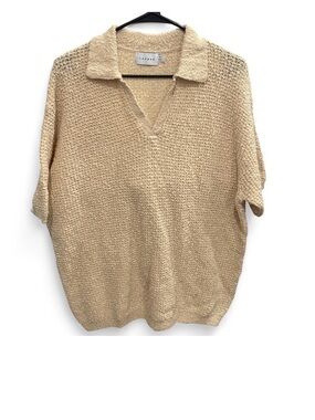 Johnny Collar Textured Cotton Polo